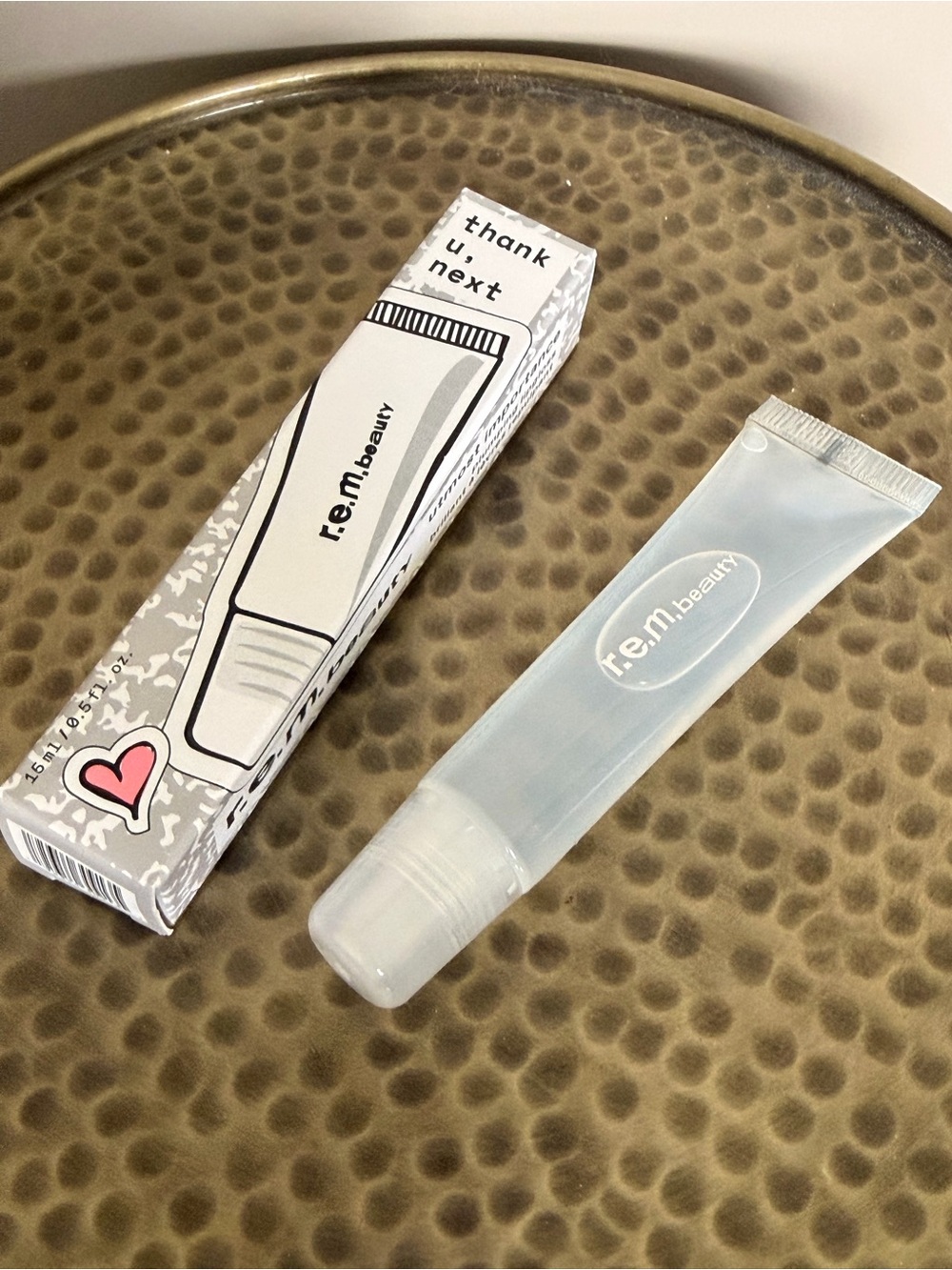 R.E.M. Beauty Utmost Importance Plumping Lip Gloss Thank U Next 15ml New In Box